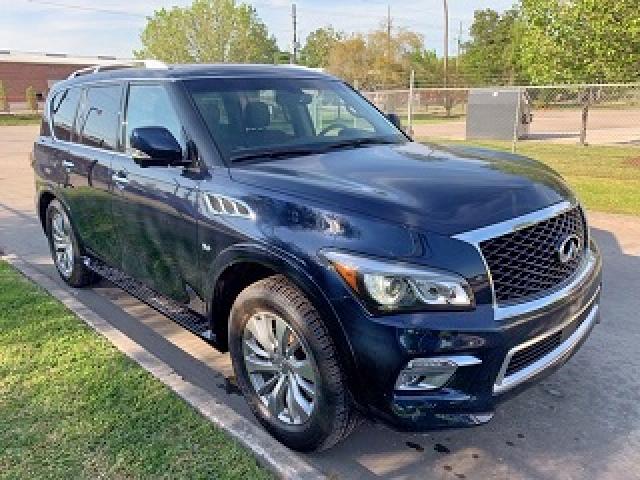 JN8AZ2NF8H9644005 - 2017 INFINITI QX80 BASE BLUE photo 1