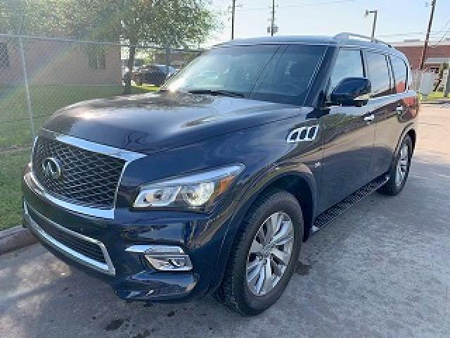 JN8AZ2NF8H9644005 - 2017 INFINITI QX80 BASE BLUE photo 2