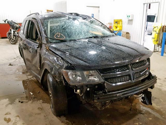 3C4PDCABXJT303392 - 2018 DODGE JOURNEY SE BLACK photo 1