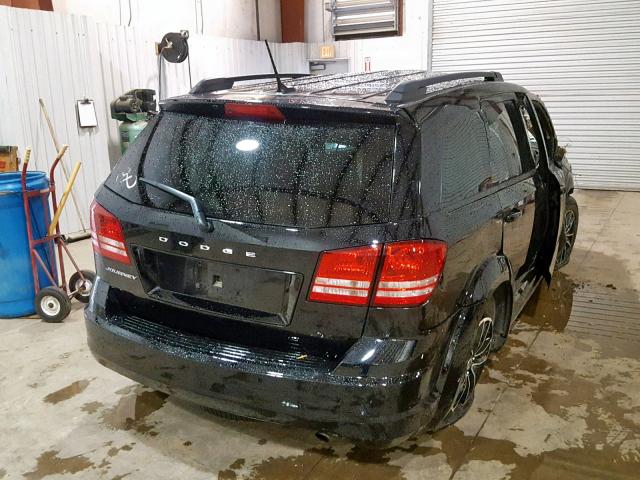 3C4PDCABXJT303392 - 2018 DODGE JOURNEY SE BLACK photo 4