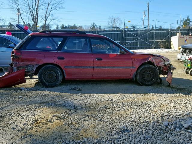 4S3BK4350T7934687 - 1996 SUBARU LEGACY L RED photo 9