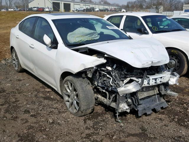 1C3CDFBBXFD174442 - 2015 DODGE DART SXT WHITE photo 1