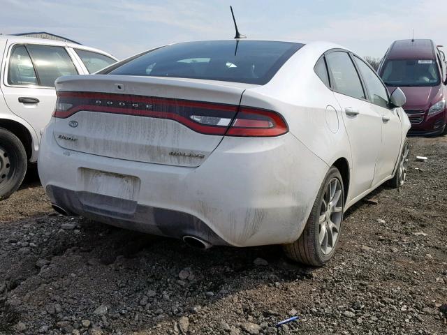 1C3CDFBBXFD174442 - 2015 DODGE DART SXT WHITE photo 4