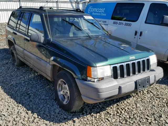 1J4GZ58S5TC396561 - 1996 JEEP GRAND CHER GREEN photo 1