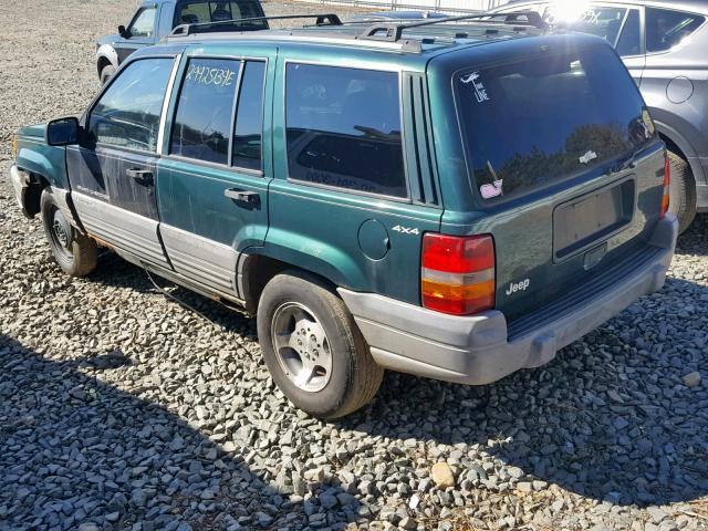 1J4GZ58S5TC396561 - 1996 JEEP GRAND CHER GREEN photo 3