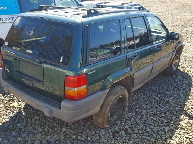 1J4GZ58S5TC396561 - 1996 JEEP GRAND CHER GREEN photo 4