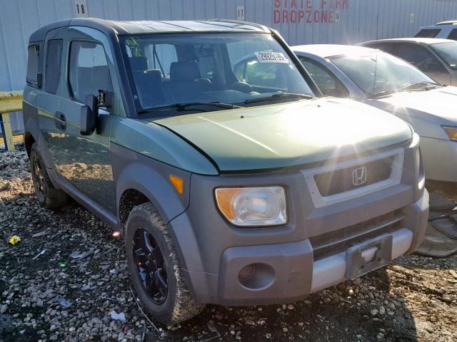 5J6YH286X4L025826 - 2004 HONDA ELEMENT EX GREEN photo 1