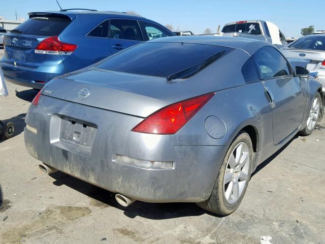 JN1AZ34E45M652656 - 2005 NISSAN 350Z COUPE GRAY photo 4