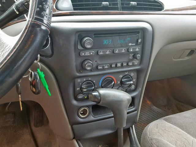 1G1NE52J12M653029 - 2002 CHEVROLET MALIBU LS SILVER photo 9