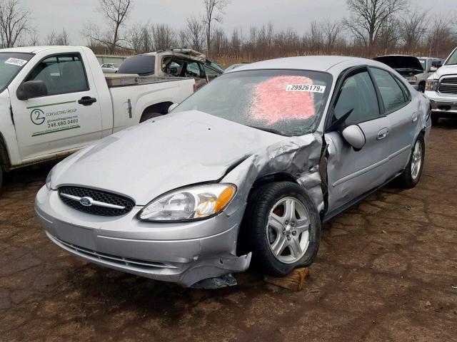 1FAFP56S9YG169048 - 2000 FORD TAURUS SEL GRAY photo 2