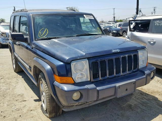 1J8HH48K56C254084 - 2006 JEEP COMMANDER BLUE photo 1