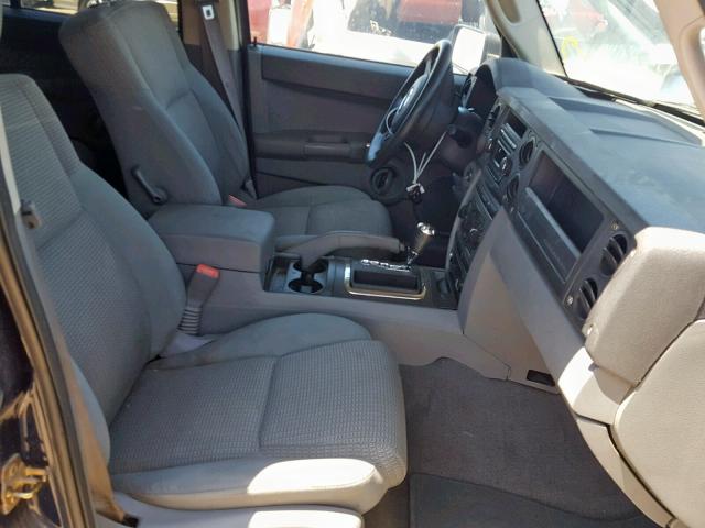 1J8HH48K56C254084 - 2006 JEEP COMMANDER BLUE photo 5