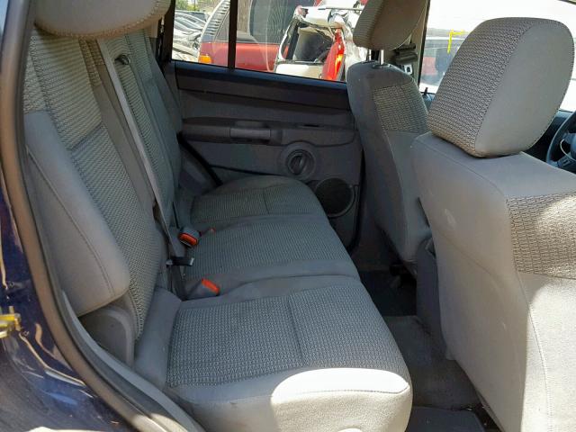 1J8HH48K56C254084 - 2006 JEEP COMMANDER BLUE photo 6