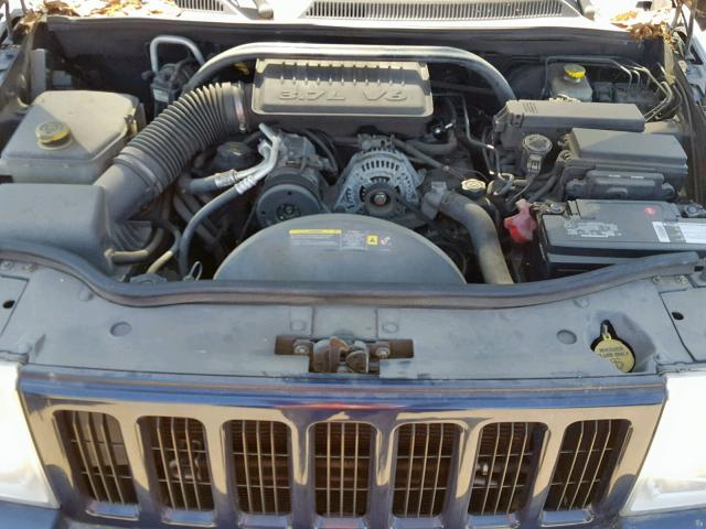 1J8HH48K56C254084 - 2006 JEEP COMMANDER BLUE photo 7