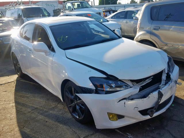 JTHBK262X62020940 - 2006 LEXUS IS 250 WHITE photo 1