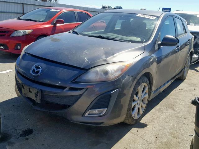 JM1BL1K68B1411151 - 2011 MAZDA 3 S CHARCOAL photo 2