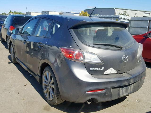 JM1BL1K68B1411151 - 2011 MAZDA 3 S CHARCOAL photo 3