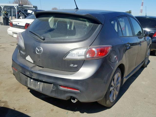 JM1BL1K68B1411151 - 2011 MAZDA 3 S CHARCOAL photo 4