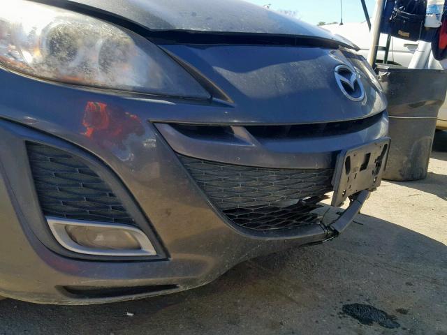 JM1BL1K68B1411151 - 2011 MAZDA 3 S CHARCOAL photo 9