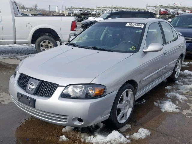 3N1AB51D96L584698 - 2006 NISSAN SENTRA SE- SILVER photo 2