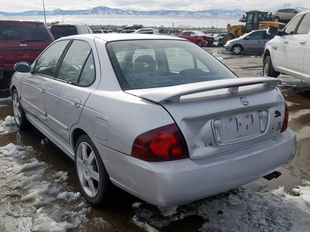 3N1AB51D96L584698 - 2006 NISSAN SENTRA SE- SILVER photo 3