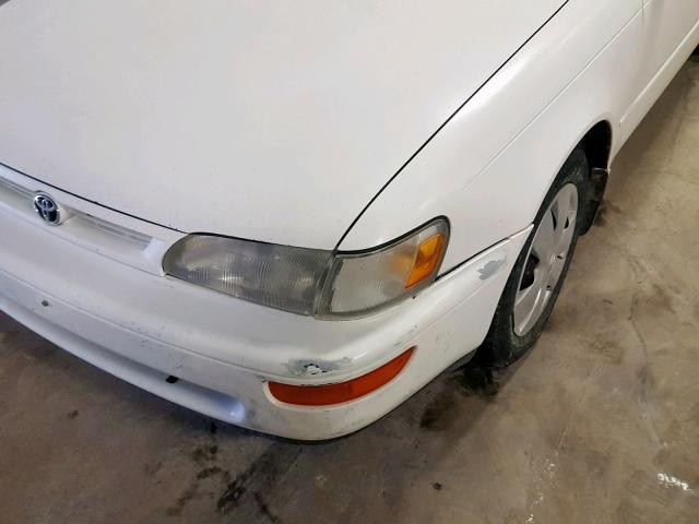 2T1BB02E1TC147062 - 1996 TOYOTA COROLLA DX WHITE photo 9