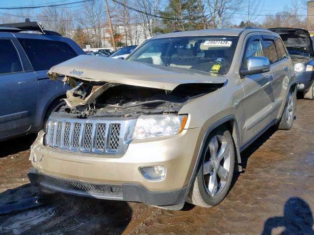 1J4RR6GG2BC557541 - 2011 JEEP GRAND CHER GOLD photo 2