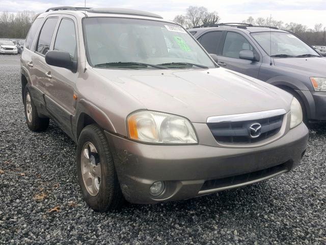 4F2CU09142KM42056 - 2002 MAZDA TRIBUTE LX GOLD photo 1