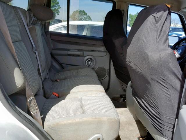 1J8HH48K36C230883 - 2006 JEEP COMMANDER SILVER photo 6