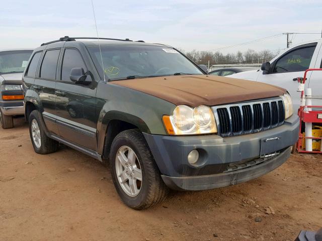 1J8GS48K67C608838 - 2007 JEEP GRAND CHER GREEN photo 1