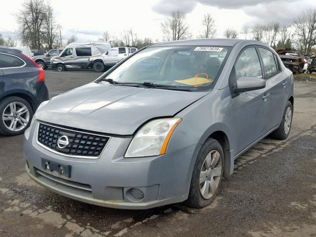 3N1AB61EX8L676159 - 2008 NISSAN SENTRA 2.0 SILVER photo 2