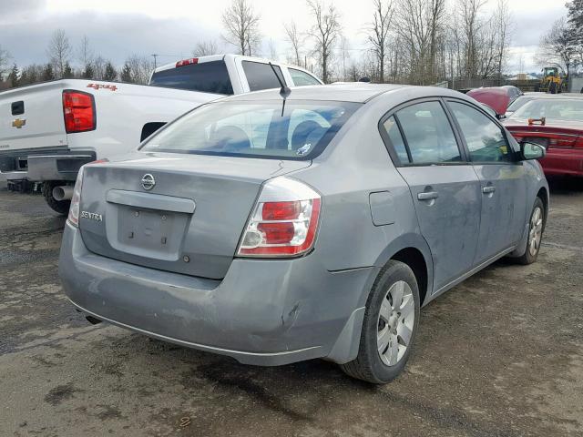 3N1AB61EX8L676159 - 2008 NISSAN SENTRA 2.0 SILVER photo 4