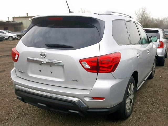 5N1DR2MM1JC658325 - 2018 NISSAN PATHFINDER SILVER photo 4