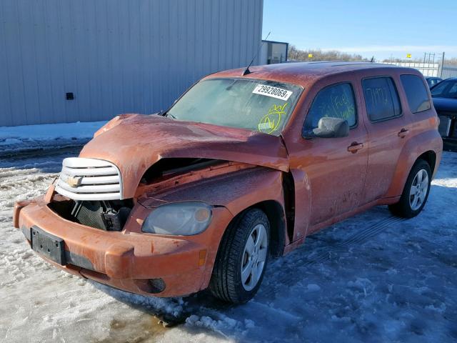 3GNDA13D78S629818 - 2008 CHEVROLET HHR LS ORANGE photo 2