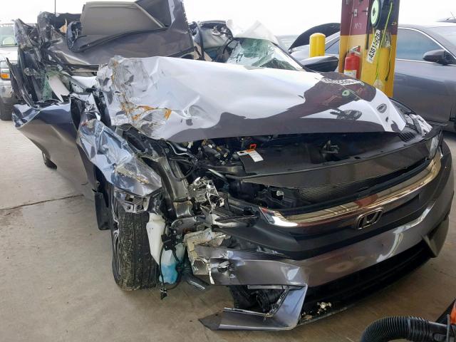 19XFC1F72GE205607 - 2016 HONDA CIVIC EXL GRAY photo 1