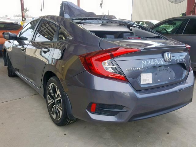 19XFC1F72GE205607 - 2016 HONDA CIVIC EXL GRAY photo 3
