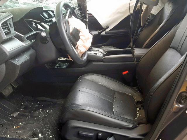 19XFC1F72GE205607 - 2016 HONDA CIVIC EXL GRAY photo 5