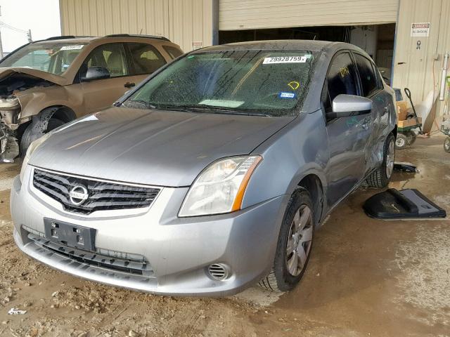 3N1AB6AP6AL714431 - 2010 NISSAN SENTRA 2.0 GRAY photo 2