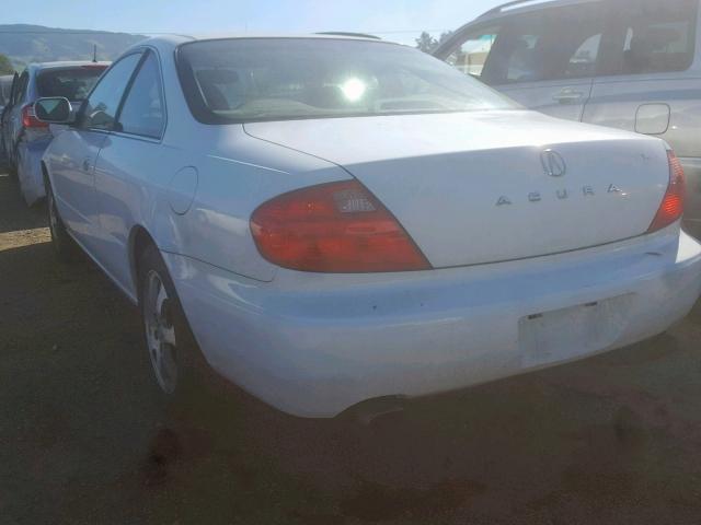 19UYA42491A028772 - 2001 ACURA 3.2CL WHITE photo 3