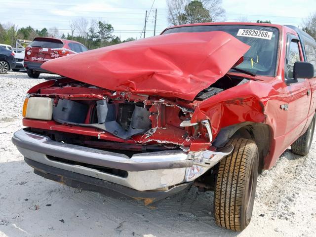 1FTCR10U7VUB82971 - 1997 FORD RANGER RED photo 9