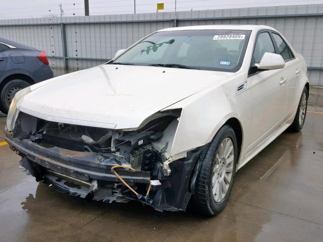 1G6DE5EGXA0133407 - 2010 CADILLAC CTS LUXURY WHITE photo 2