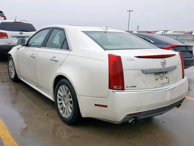 1G6DE5EGXA0133407 - 2010 CADILLAC CTS LUXURY WHITE photo 3