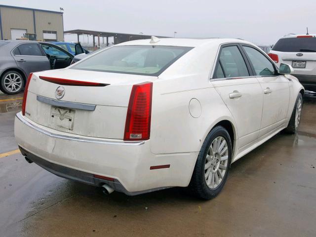 1G6DE5EGXA0133407 - 2010 CADILLAC CTS LUXURY WHITE photo 4