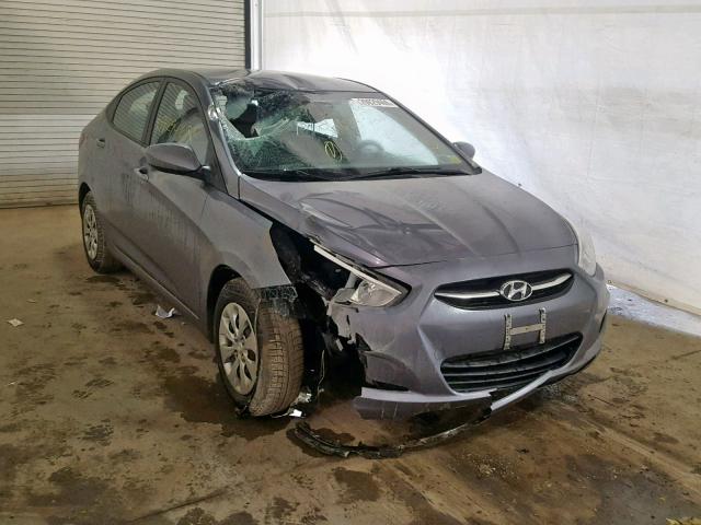 KMHCT4AE3GU968601 - 2016 HYUNDAI ACCENT SE GRAY photo 1