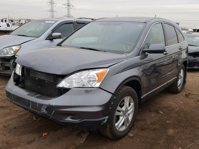 5J6RE4H71BL059068 - 2011 HONDA CR-V EXL GRAY photo 2