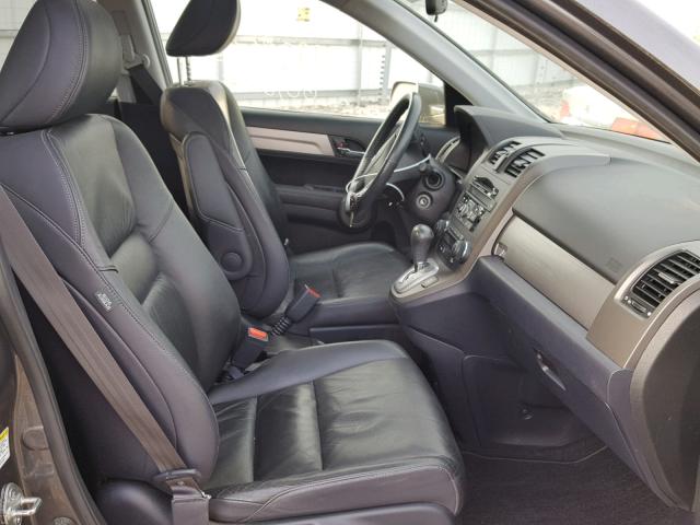 5J6RE4H71BL059068 - 2011 HONDA CR-V EXL GRAY photo 5