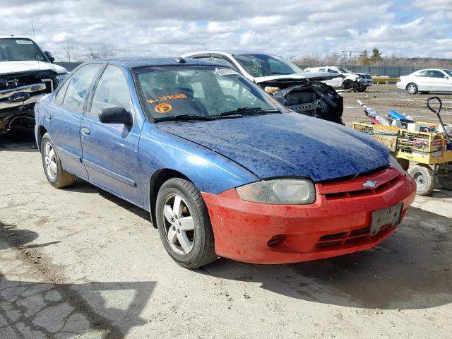 1G1JF52F637317688 - 2003 CHEVROLET CAVALIER L BLUE photo 1