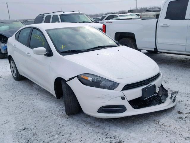 1C3CDFBB8FD129189 - 2015 DODGE DART SXT WHITE photo 1