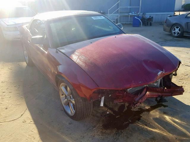 1ZVFT85H165225888 - 2006 FORD MUSTANG GT RED photo 1