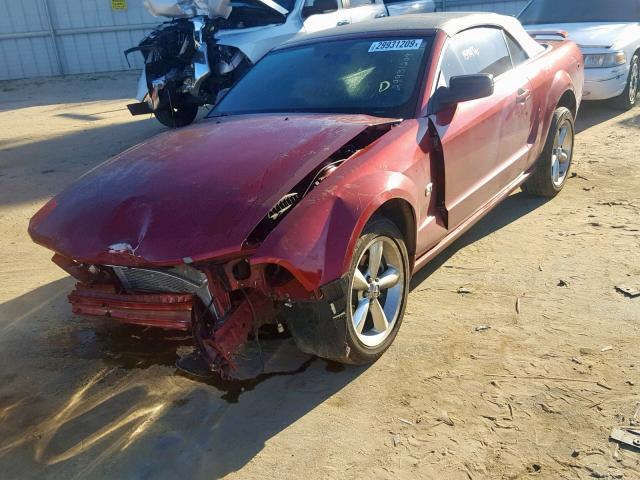 1ZVFT85H165225888 - 2006 FORD MUSTANG GT RED photo 2